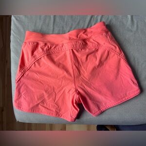 Lands' End Bright Coral Athletic Shorts